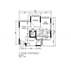 Blk 93B Telok Blangah Parcview (Bukit Merah), HDB 3 Rooms #558609771